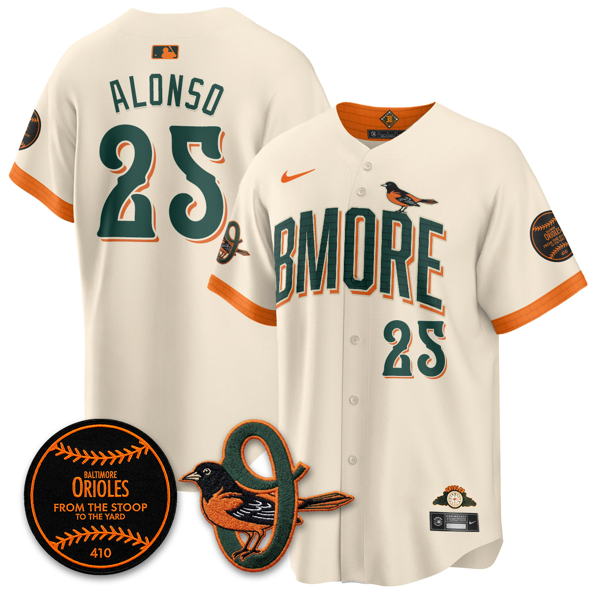 Baltimore Orioles 2026 City Connect Vapor Premier Limited Jersey - All Stitched - V3 by Baltimore Orioles