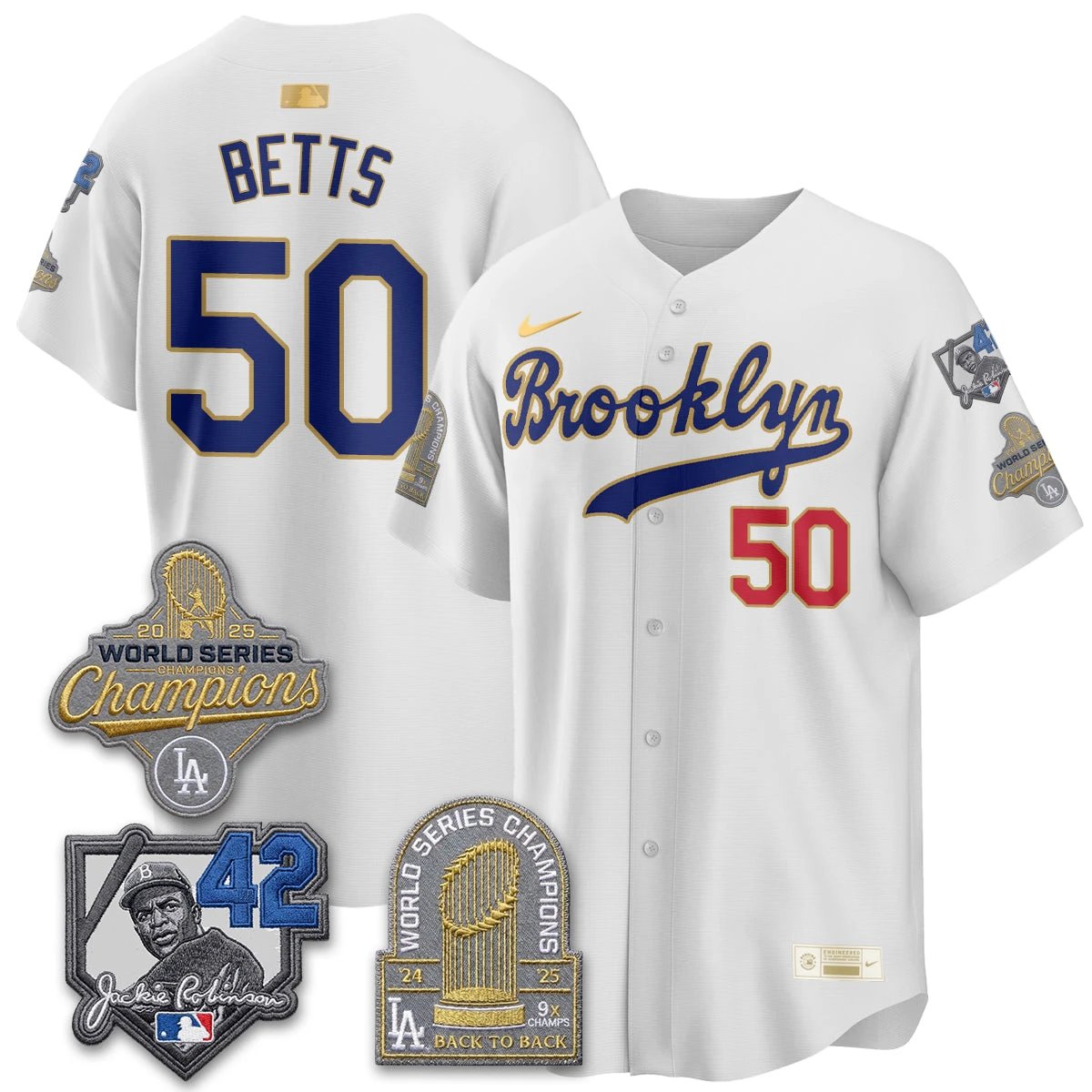 LAD 2026 Brooklyn Jackie Robinson Limited Jersey - All Stitched by Los Angeles Dodgers