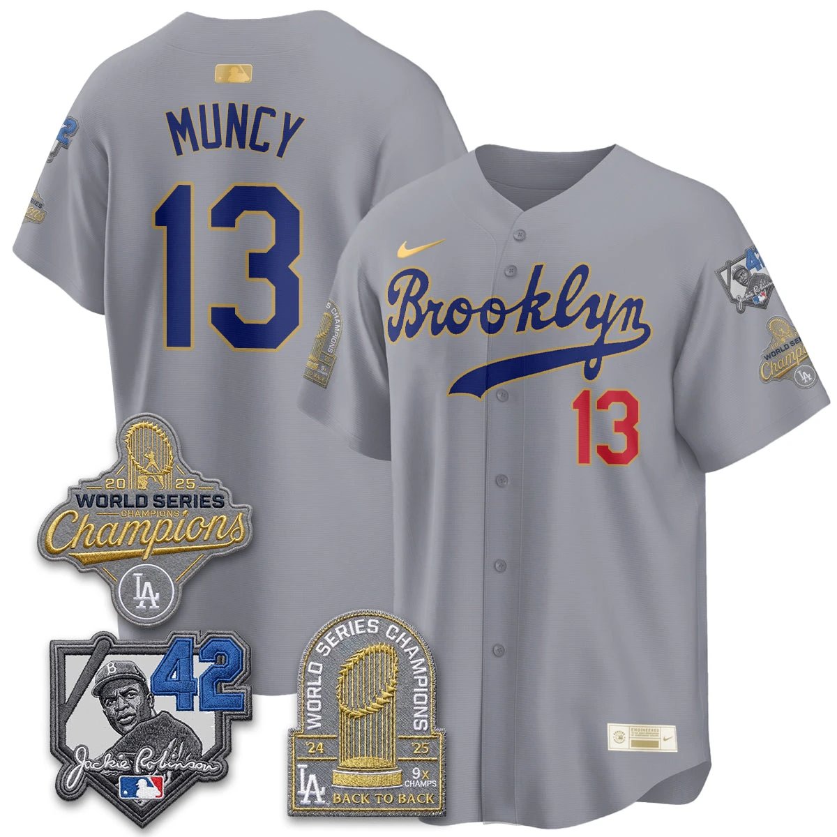 LAD 2026 Brooklyn Jackie Robinson Limited Jersey - All Stitched by Los Angeles Dodgers