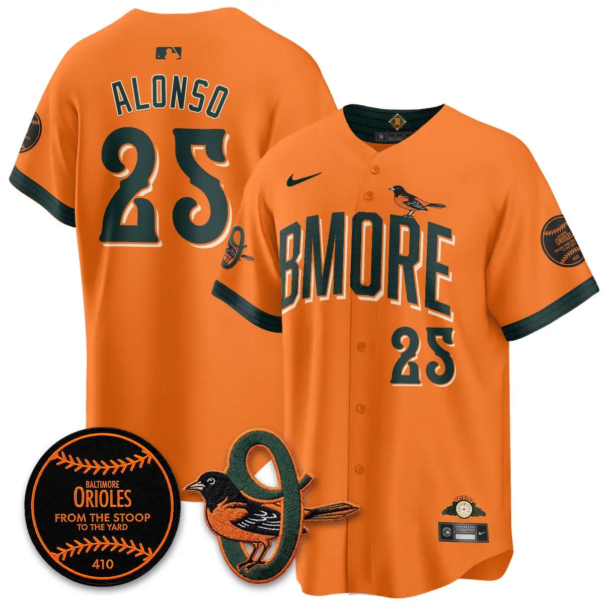 Baltimore Orioles 2026 City Connect Vapor Premier Limited Jersey - All Stitched - V3 by Baltimore Orioles