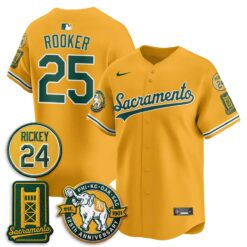 Oakland Athletics 2026 Alternate Sacramento - Celebrating 125 Years - Limited Vapor Jersey - All Stitched by Oakland Athletics