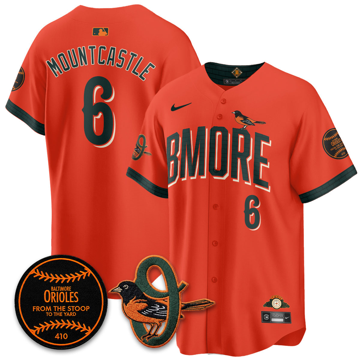 Baltimore Orioles 2026 City Connect Vapor Premier Limited Jersey - All Stitched - V3 by Baltimore Orioles