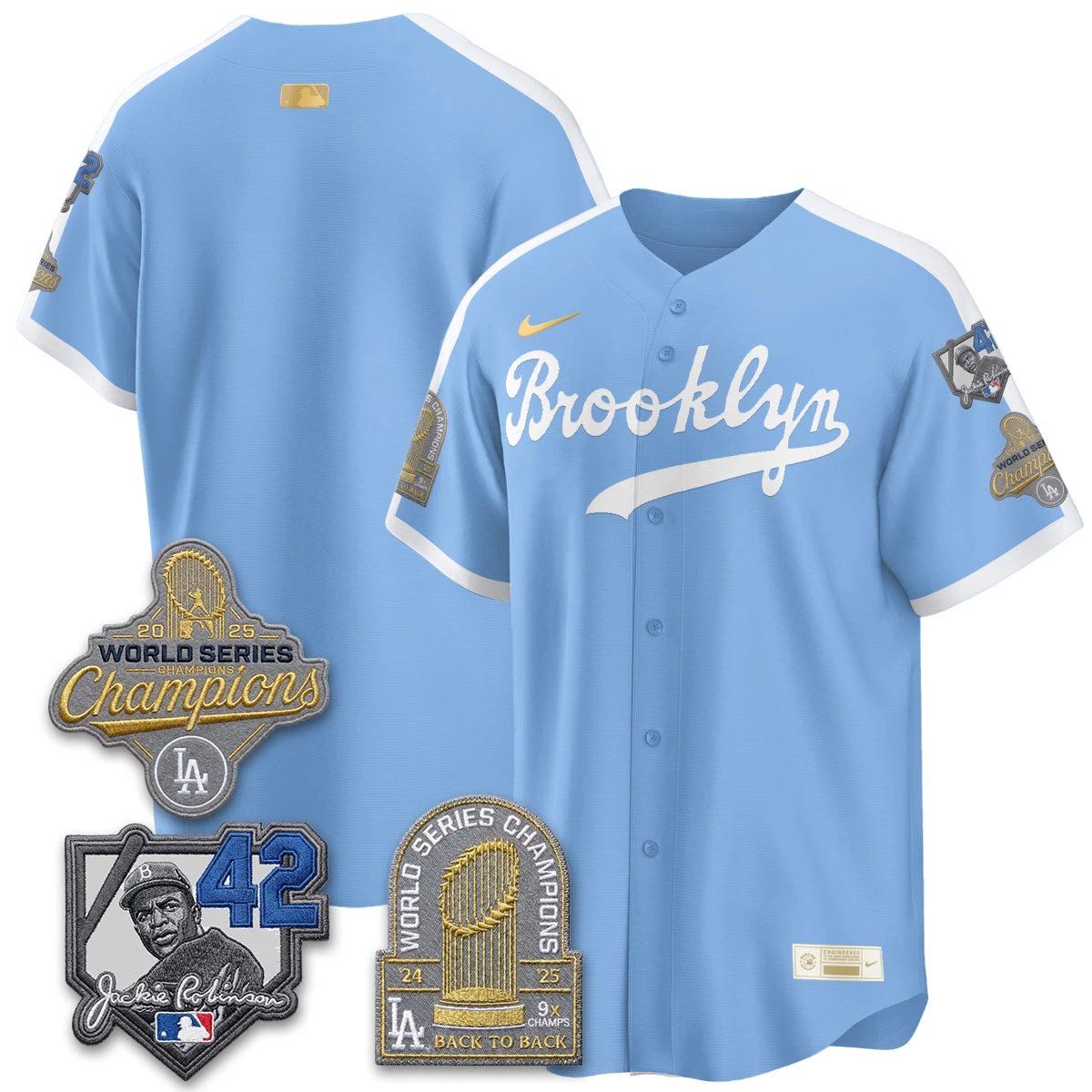 LAD 2026 Brooklyn Jackie Robinson Limited Jersey - All Stitched by Los Angeles Dodgers