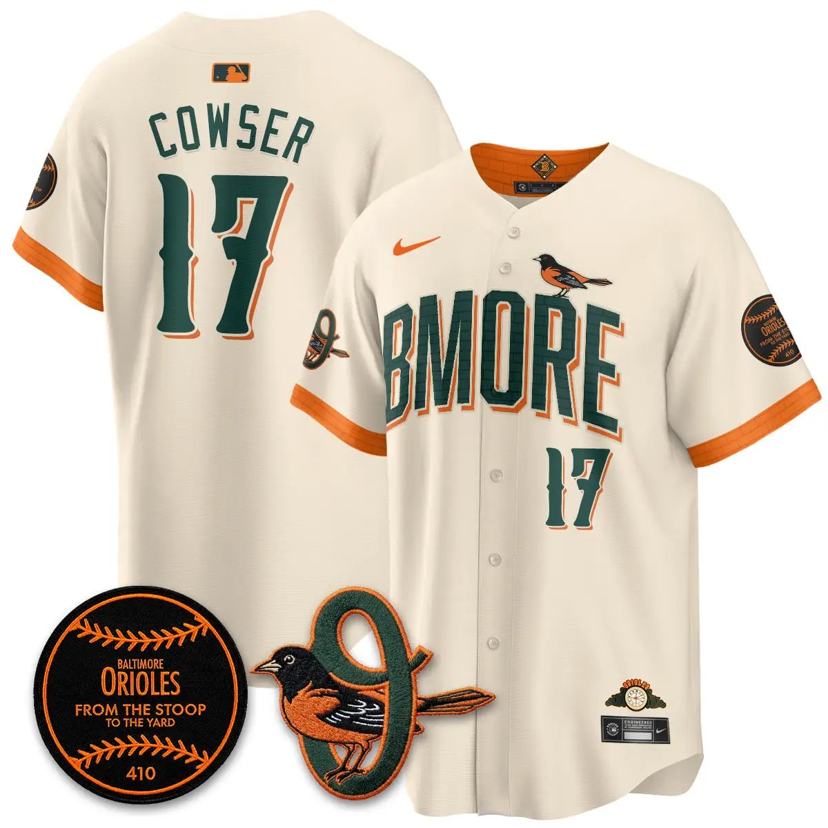 Baltimore Orioles 2026 City Connect Vapor Premier Limited Jersey - All Stitched - V3 by Baltimore Orioles
