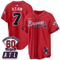 ATL 2026 60th Anniversary Vapor Limited Jersey - All Stitched by Atlanta Braves