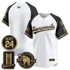OAK 2026 Alternate Sacramento 125 Years Limited Vapor Gold Edition Jersey - All Stitched by Oakland Athletics