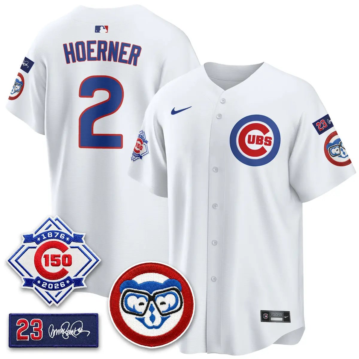CHC 150th Anniversary Holy Cow Vapor Premier Royal Limited Jersey - All Stitched by Chicago Cubs