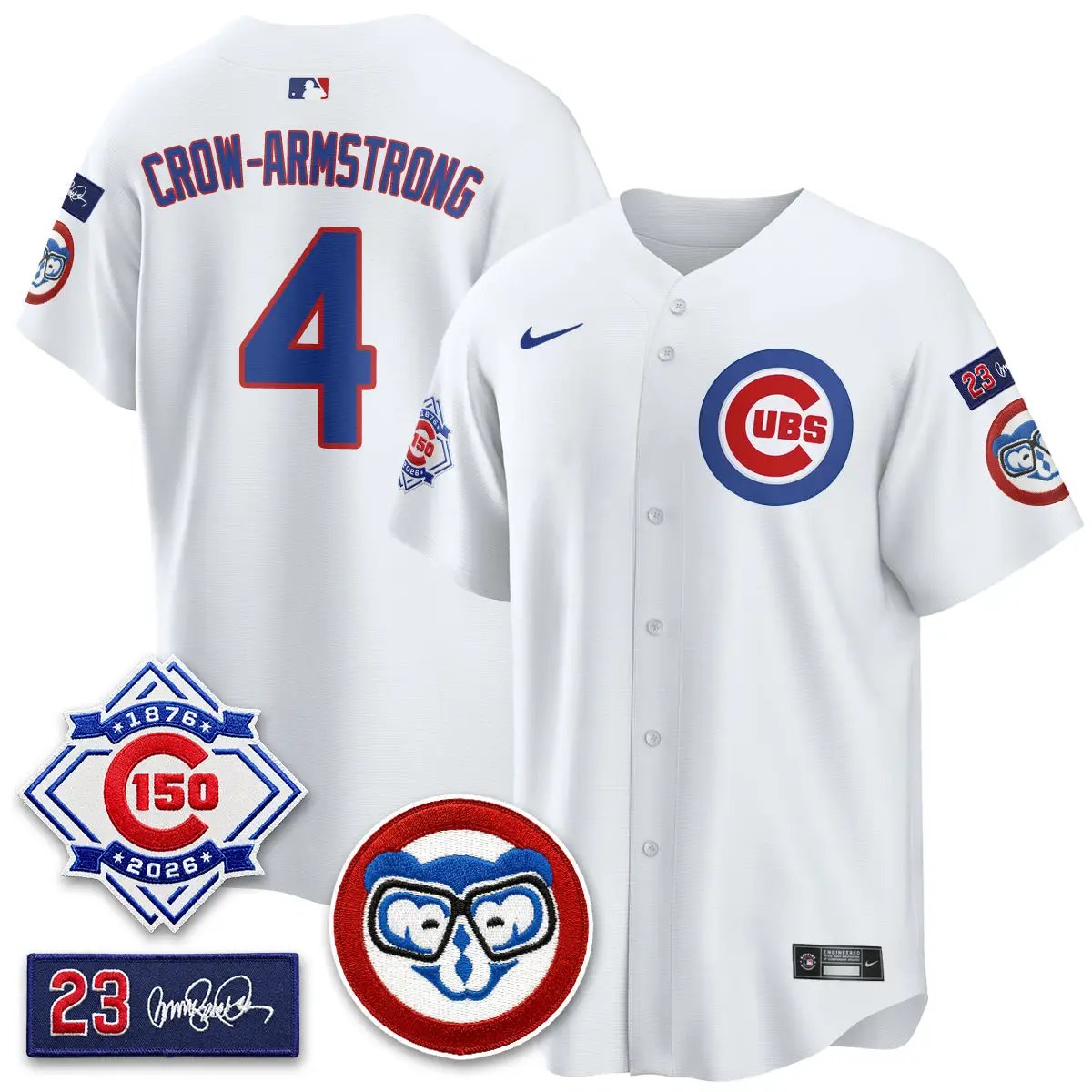 CHC 150th Anniversary Holy Cow Vapor Premier Royal Limited Jersey - All Stitched by Chicago Cubs