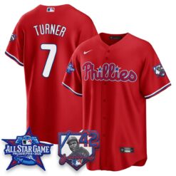 Philadelphia Phillies 2026 Jackie Robinson New Era - All Star Game Vapor Limited Jersey - All Stitched by Philadelphia Phillies