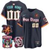 SD 2026 City Connect x Tony Gwynn Patch Vapor Premier Limited Custom Jersey - All Stitched by San Diego Padres