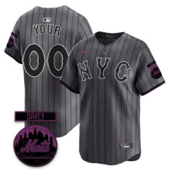 NYM 2026 Davey Johnson Memorial Vapor Custom Limited Jersey - All Stitched by New York Mets