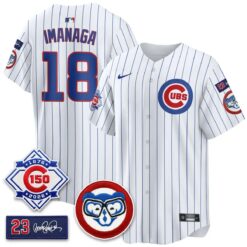 CHC 150th Anniversary Holy Cow Vapor Premier Royal Limited Jersey - All Stitched by Chicago Cubs