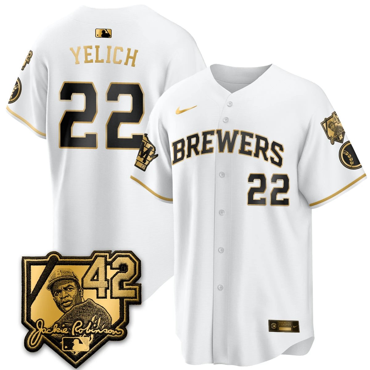 MIL 2026 New Era Vapor Limited Jersey - All Stitched by Milwaukee Brewers