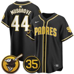 SD 2026 Black Out Style Limited Vapor Jersey - All Stitched by San Diego Padres