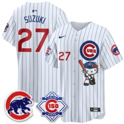 Chicago Cubs x Meow KT Vapor Premier Limited Jersey - All Stitched by Chicago Cubs