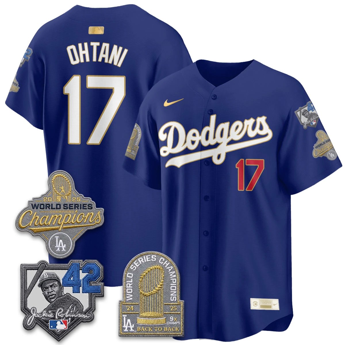 LAD 2026 Jackie Robinson New Era Vapor Limited Jersey - All Stitched by Los Angeles Dodgers