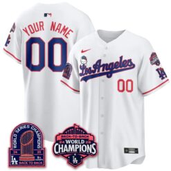 LAD x Hello Kitty Night 2026 Vapor Custom Jersey - All Stitched - V2 by Los Angeles Dodgers