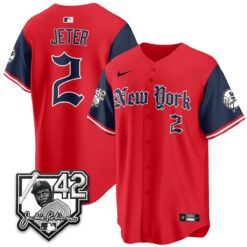 NYY 2026 Jackie Robinson Day Gothic Vapor Limited Jersey - All Stitched by New York Yankees