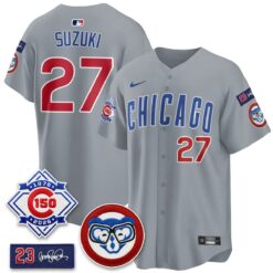 CHC 150th Anniversary Holy Cow Vapor Premier Royal Limited Jersey - All Stitched by Chicago Cubs