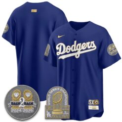 LAD Vapor Limited Jersey - Back to Back Champion - All Stitched by Los Angeles Dodgers