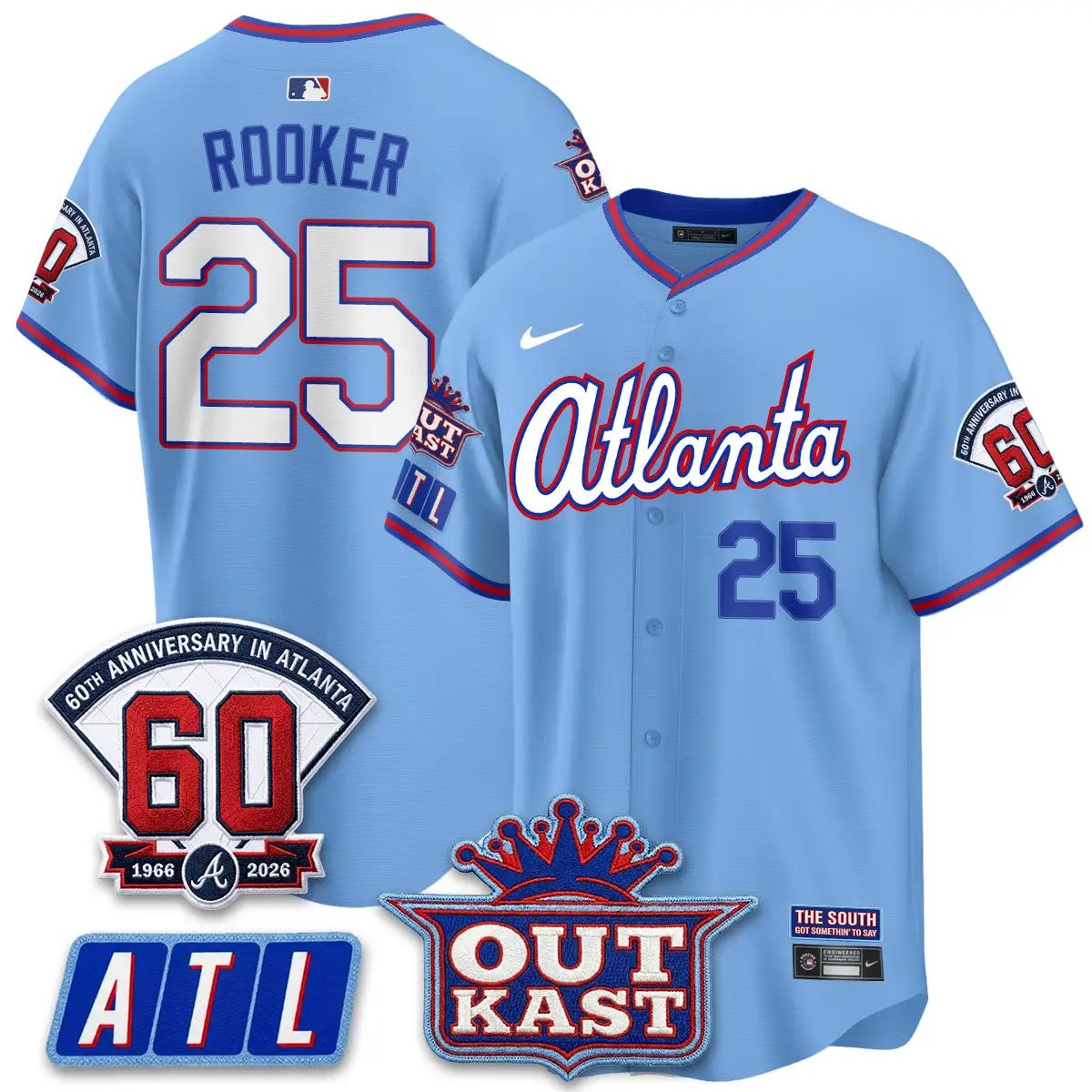 Atlanta Braves 2026 City Connect Vapor Limited Jersey - All Stitched V3 by Atlanta Braves