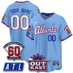 Atlanta Braves 2026 City Connect Vapor Limited Custom Jersey - All Stitched V3 by Atlanta Braves