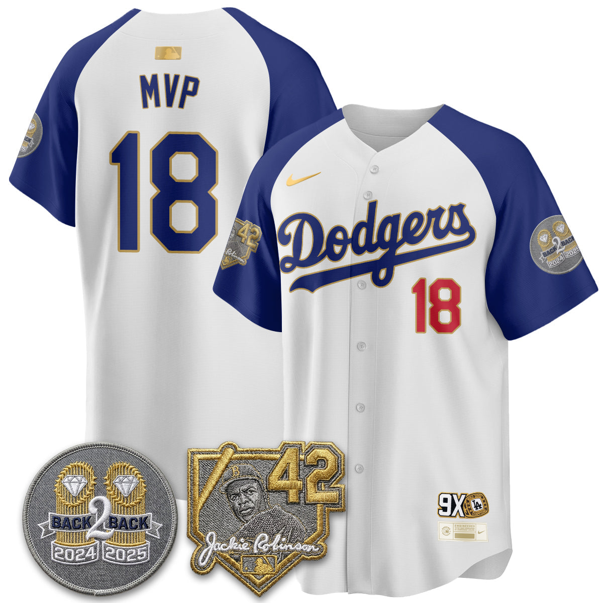 Los Angeles Dodgers - 2026 Jackie Robinson Day Vapor Limited Jersey - All Stitched by Los Angeles Dodgers