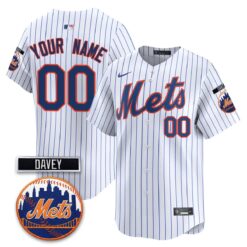 NYM 2026 Davey Johnson Memorial Vapor Custom Limited Jersey - All Stitched by New York Mets