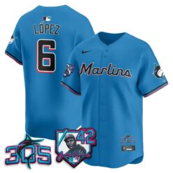 MIA 2026 Jackie Robinson New Era Vapor Limited Jersey - All Stitched by Miami Marlins