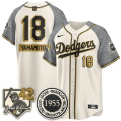 LAD 2026 New Era Jackie Robinson Vapor Limited Jersey - All Stitched by Los Angeles Dodgers