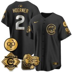 CHC 150th Anniversary Harry Caray Holy Cow Vapor Premier Limited Jersey - All Stitched V3 by Chicago Cubs