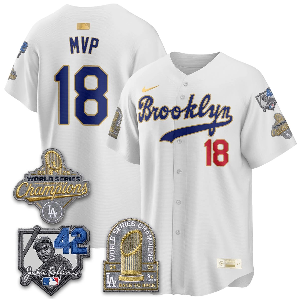 LAD 2026 Brooklyn Jackie Robinson Limited Jersey - All Stitched by Los Angeles Dodgers