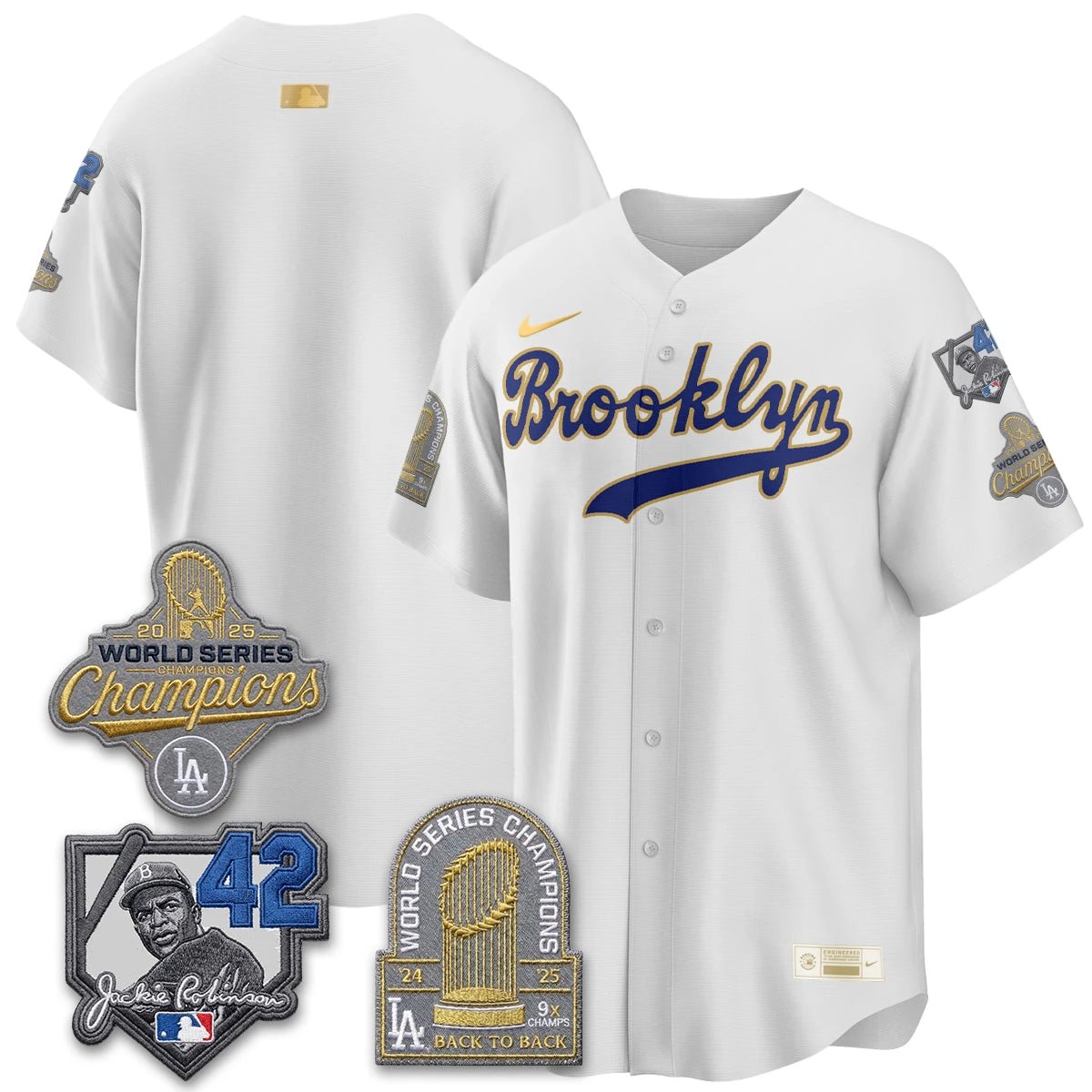 LAD 2026 Brooklyn Jackie Robinson Limited Jersey - All Stitched by Los Angeles Dodgers