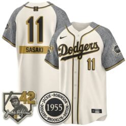 LAD 2026 New Era Jackie Robinson Vapor Limited Jersey - All Stitched by Los Angeles Dodgers