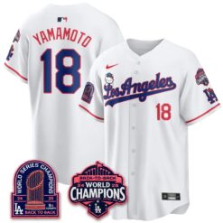 LAD x Hello Kitty Night 2026 Vapor Jersey - All Stitched - V2 by Los Angeles Dodgers