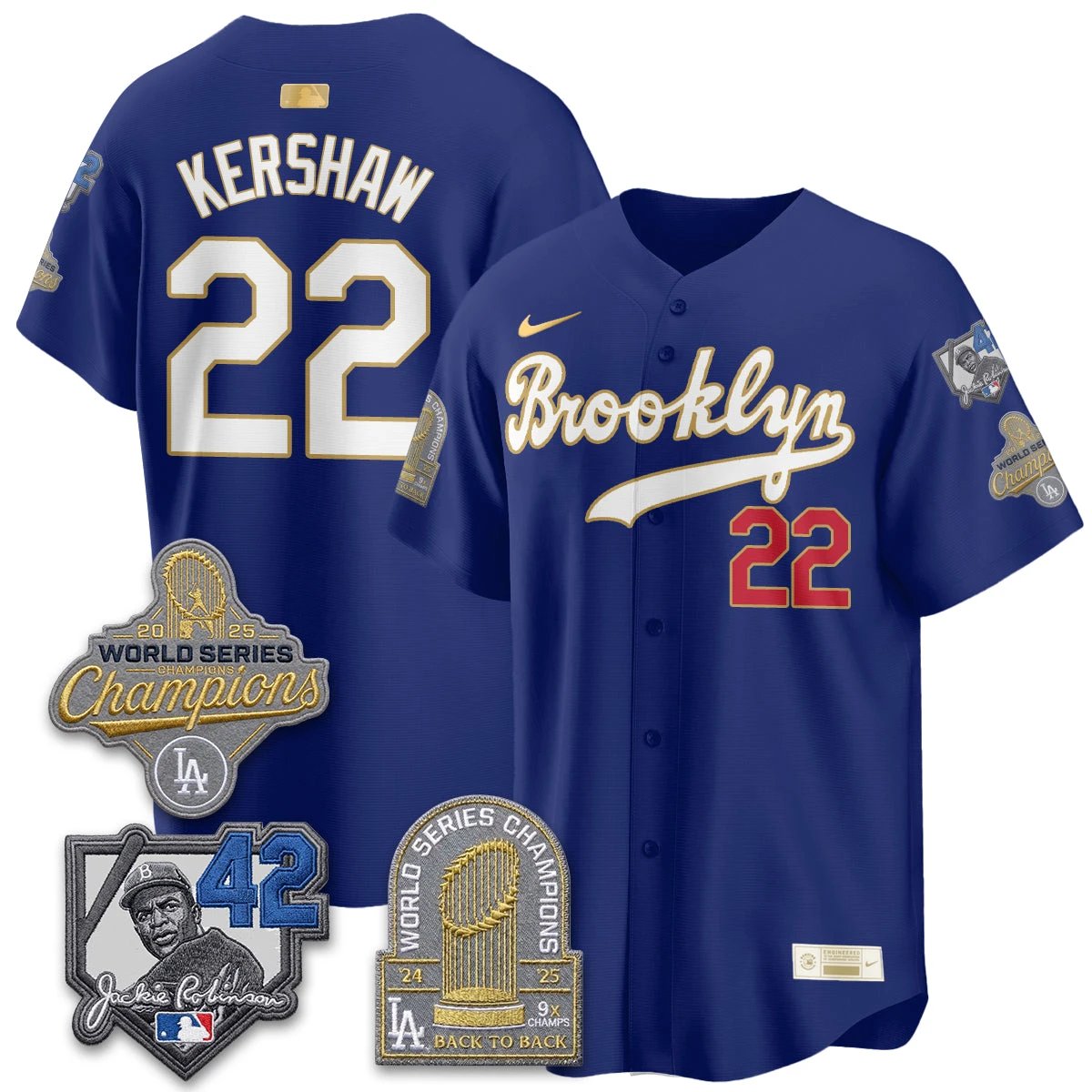 LAD 2026 Brooklyn Jackie Robinson Limited Jersey - All Stitched by Los Angeles Dodgers