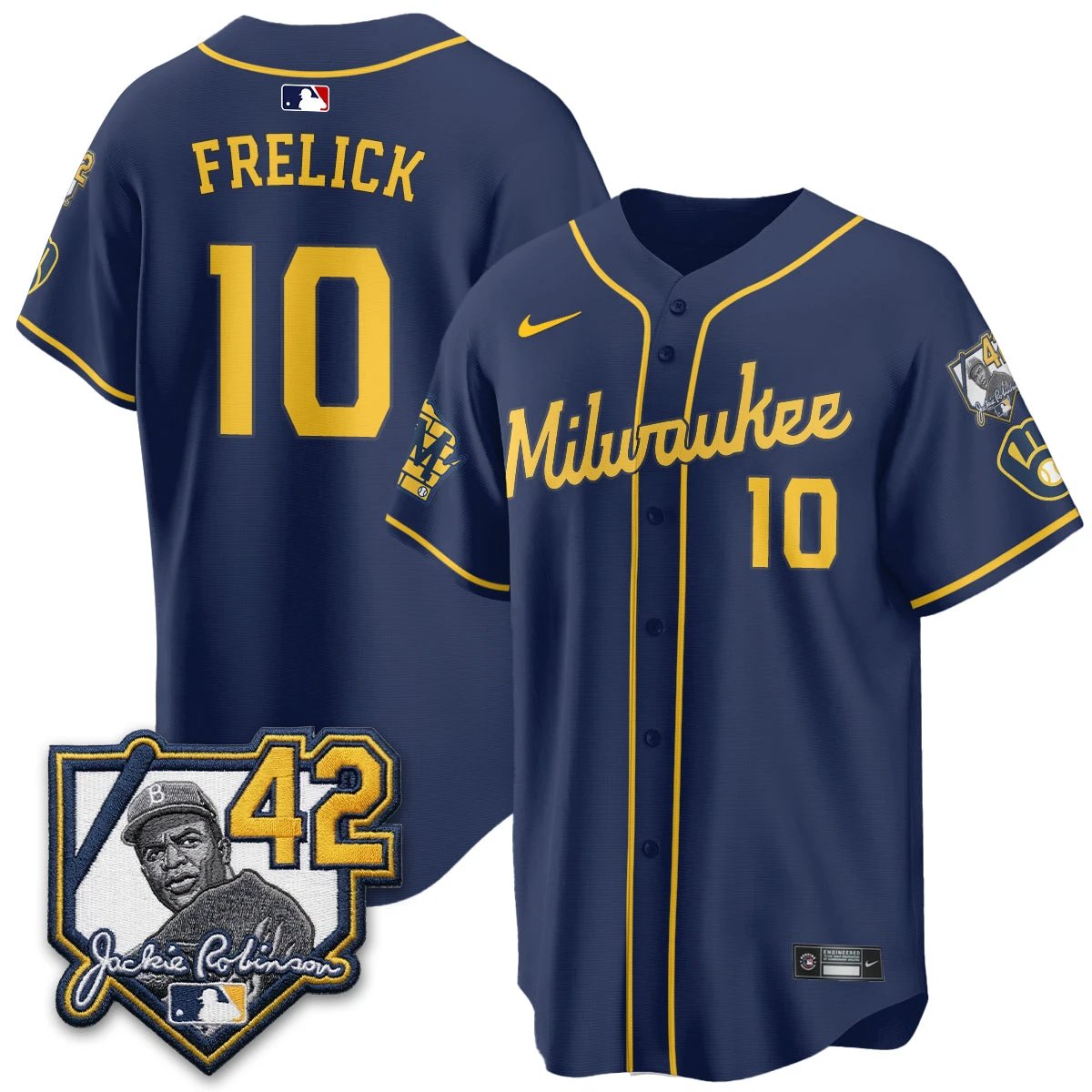 MIL 2026 New Era Vapor Limited Jersey - All Stitched by Milwaukee Brewers