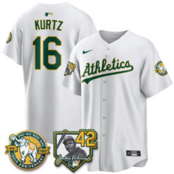 Oakland Athletics 2026 Jackie Robinson Day - Celebrating 125 Years Limited Vapor Jersey - All Stitched by Oakland Athletics