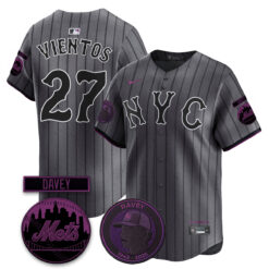 New York Mets 2026 Davey Johnson In Memoriam Vapor Limited Jersey - All Stitched by New York Mets
