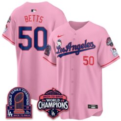 LAD x Hello Kitty Night 2026 Vapor Jersey - All Stitched - V2 by Los Angeles Dodgers