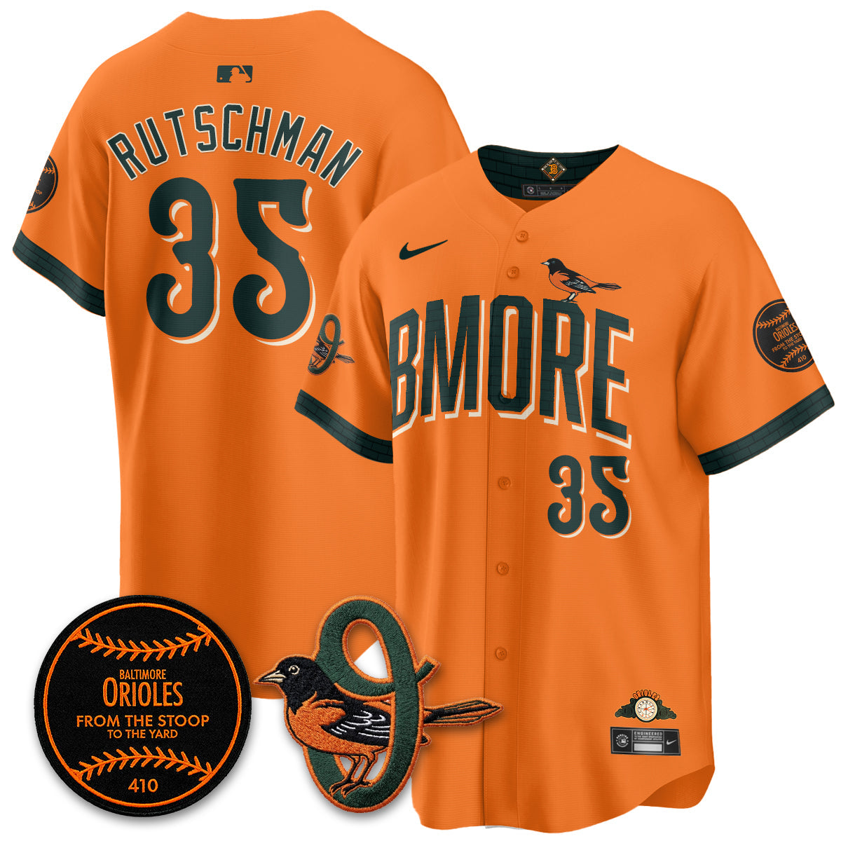 Baltimore Orioles 2026 City Connect Vapor Premier Limited Jersey - All Stitched - V3 by Baltimore Orioles
