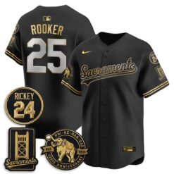 OAK 2026 Alternate Sacramento 125 Years Limited Vapor Gold Edition Jersey - All Stitched by Oakland Athletics