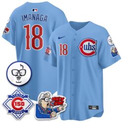 Chicago Cubs 150th Anniversary Harry Caray Holy Cow Vapor Premier Limited Jersey - All Stitched V2 by Chicago Cubs