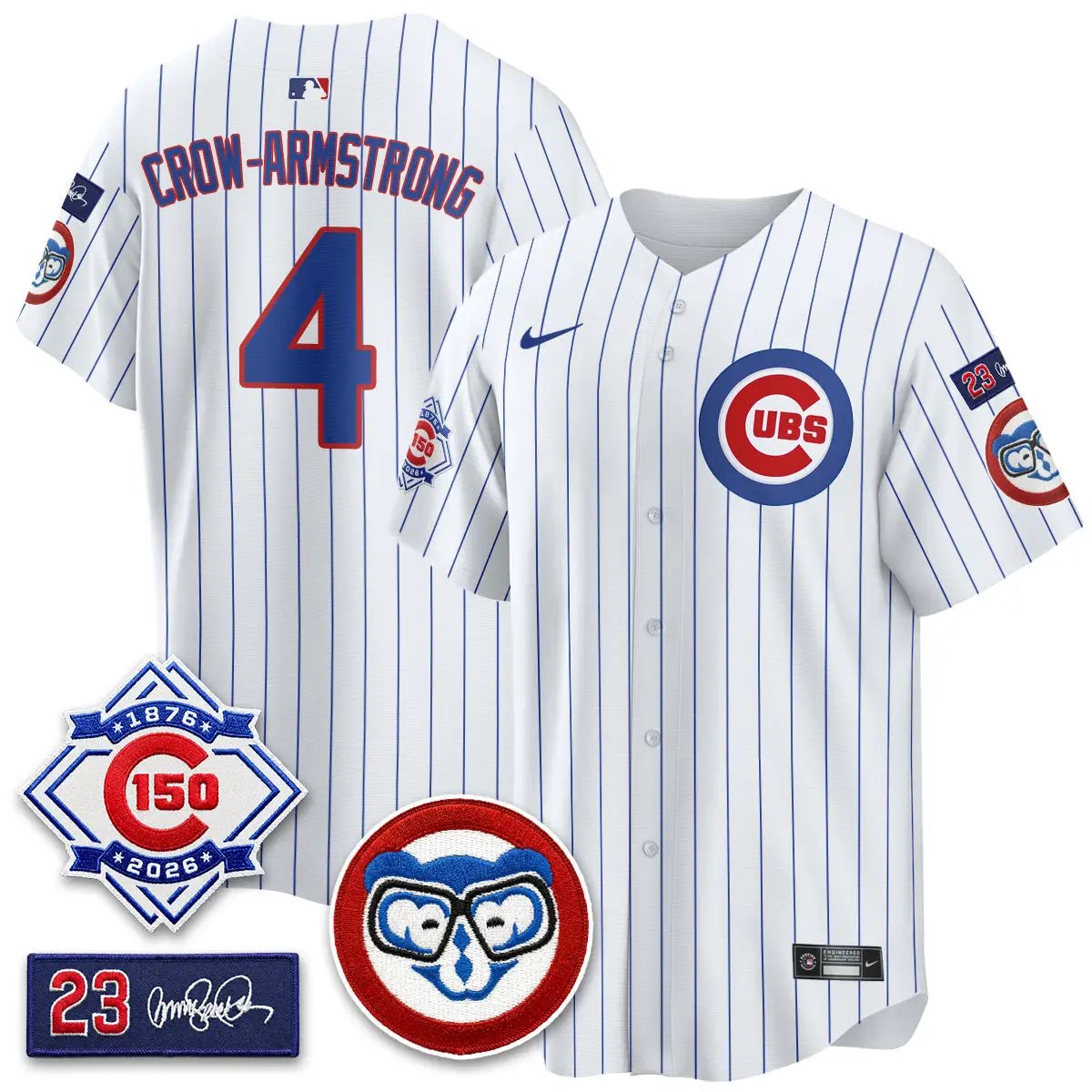 CHC 150th Anniversary Holy Cow Vapor Premier Royal Limited Jersey - All Stitched by Chicago Cubs