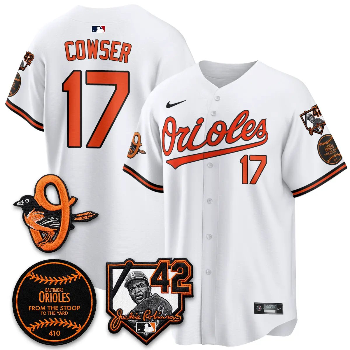 Baltimore Orioles 2026 Jackie Robinson Day Vapor Limited Jersey - All Stitched by Baltimore Orioles
