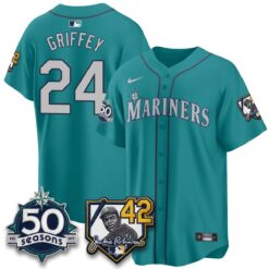 SEA 2026 Jackie Robinson New Era Vapor Limited Jersey - All Stitched by Seattle Mariners