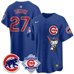 Chicago Cubs x Meow KT Vapor Premier Limited Jersey - All Stitched by Chicago Cubs