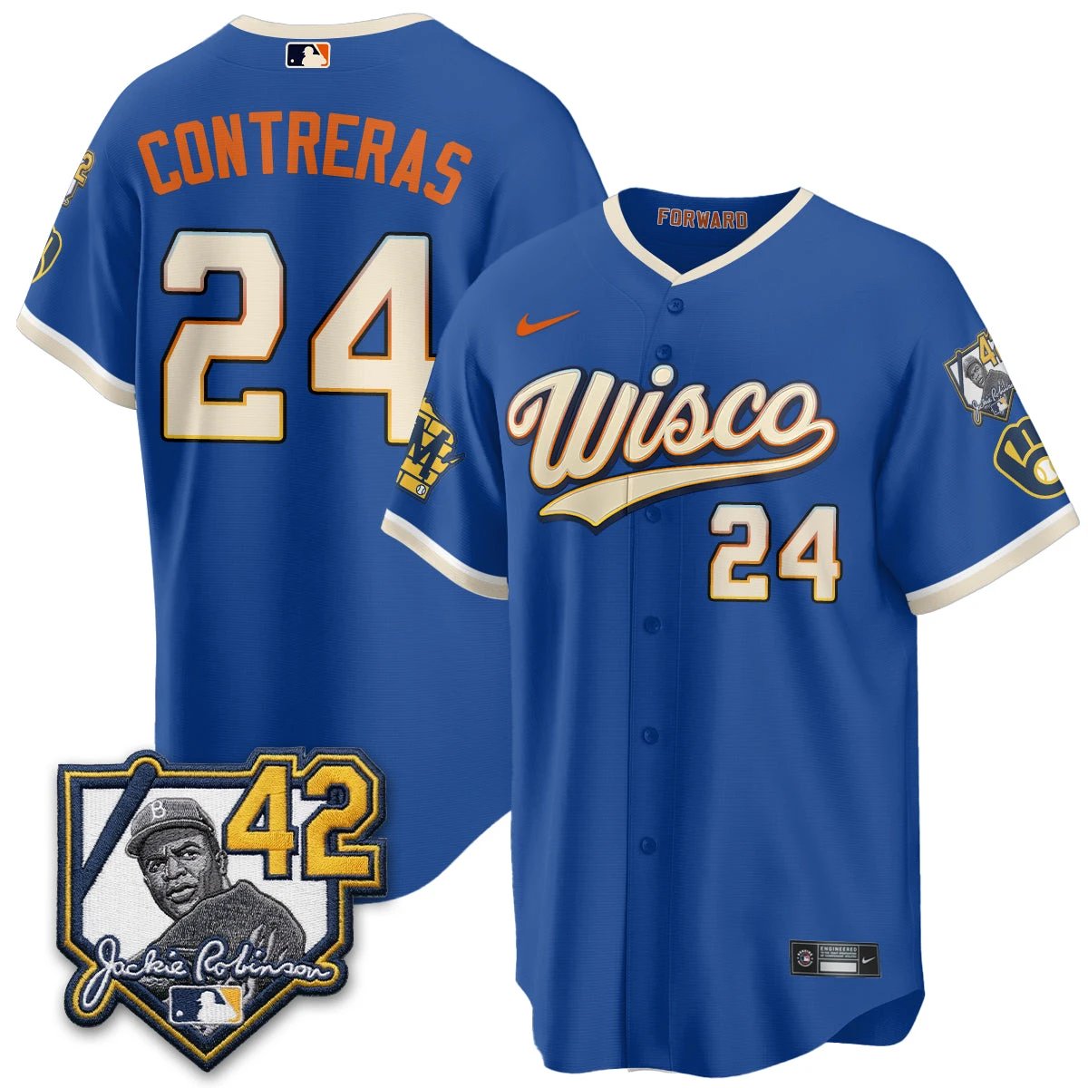 MIL 2026 New Era Vapor Limited Jersey - All Stitched by Milwaukee Brewers