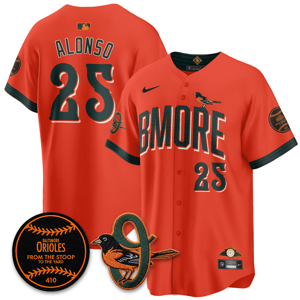 Baltimore Orioles 2026 City Connect Vapor Premier Limited Jersey - All Stitched - V3 by Baltimore Orioles