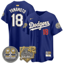 Los Angeles Dodgers - 2026 Jackie Robinson Day Vapor Limited Jersey - All Stitched by Los Angeles Dodgers